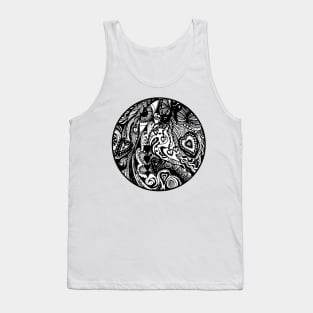 Circle 8 - Looking for My One True Love - Transparent Surround. Tank Top